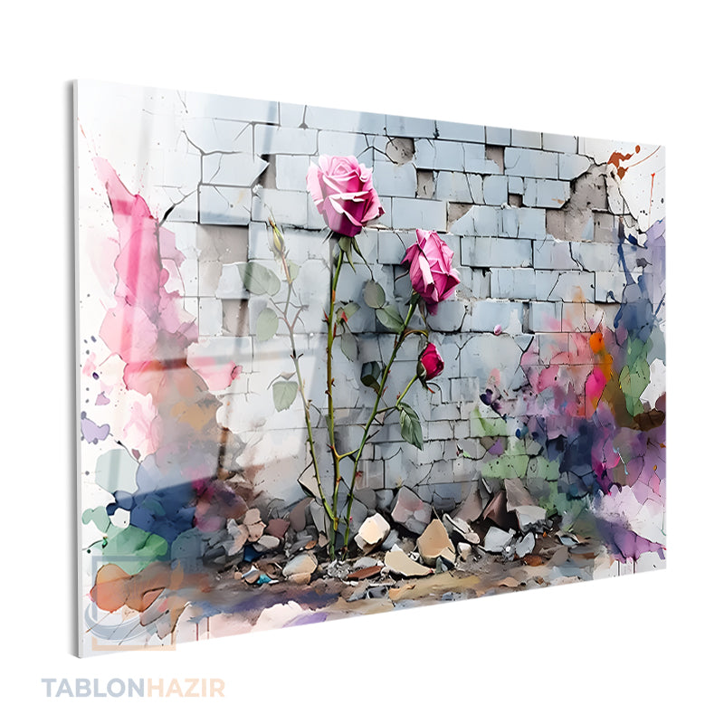 Yatay Cam Tablo Salon Duvar Tablosu Yatay Cam Soyutsanat8 Yeni Ev Hediyesi Ofis Tablosu