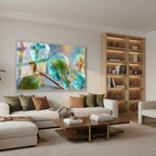 Yatay Cam Tablo Salon Duvar Tablosu Yatay Cam Sudamlalari Yeni Ev Hediyesi Ofis Tablosu