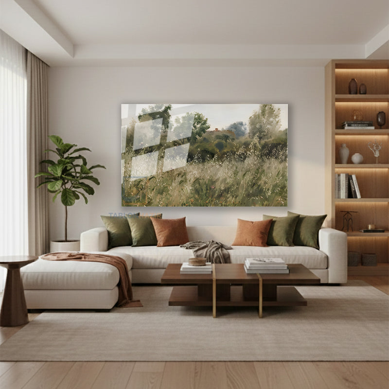 Yatay Cam Tablo Salon Duvar Tablosu Yatay Cam Vintagedogamanzarasi3 Yeni Ev Hediyesi Ofis Tablosu