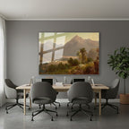 Yatay Cam Tablo Salon Duvar Tablosu Yatay Cam Vintagedogamanzarasi6 Yeni Ev Hediyesi Ofis Tablosu