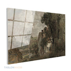 Yatay Cam Tablo Salon Duvar Tablosu Yatay Cam Vintagedogamanzarasi7 Yeni Ev Hediyesi Ofis Tablosu