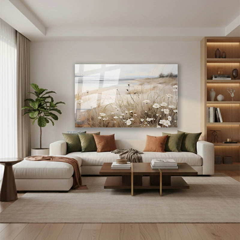 Yatay Cam Tablo Salon Duvar Tablosu Yatay Cam Vintagekirmanzarasi2 Yeni Ev Hediyesi Ofis Tablosu