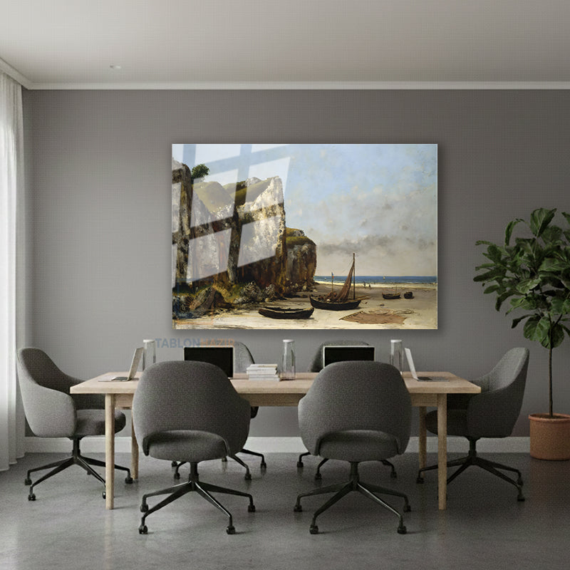 Yatay Cam Tablo Salon Duvar Tablosu Yatay Cam Vintagemanzara2 Yeni Ev Hediyesi Ofis Tablosu