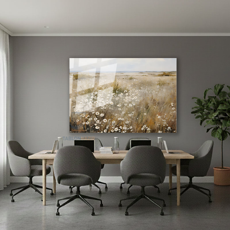 Yatay Cam Tablo Salon Duvar Tablosu Yatay Cam Vintagepapatyalar Yeni Ev Hediyesi Ofis Tablosu