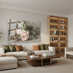 Yatay Cam Tablo Salon Duvar Tablosu Yatay Cam Vintagepembegul Yeni Ev Hediyesi Ofis Tablosu