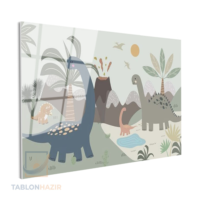 Yatay Cam Tablo Salon Duvar Tablosu Yatay Cam Cocukodasidinazor Yeni Ev Hediyesi Ofis Tablosu