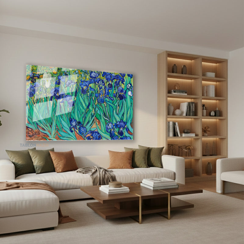 Yatay Cam Tablo Salon Duvar Tablosu Yatay Cam Klasik Cizim Tasarim Yeni Ev Hediyesi Ofis Tablosu