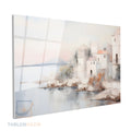 Yatay Cam Tablo Salon Duvar Tablosu Yatay Cam Klasik Manzara 3 Yeni Ev Hediyesi Ofis Tablosu