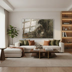 Yatay Cam Tablo Salon Duvar Tablosu Yatay Cam Klasik Manzara 5 Yeni Ev Hediyesi Ofis Tablosu