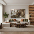 Yatay Cam Tablo Salon Duvar Tablosu Yatay Cam Klasik Manzara 6 Yeni Ev Hediyesi Ofis Tablosu