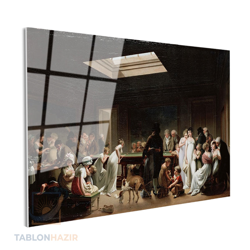 Yatay Cam Tablo Salon Duvar Tablosu Yatay Cam Klasikbati Yeni Ev Hediyesi Ofis Tablosu