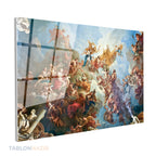 Yatay Cam Tablo Salon Duvar Tablosu Yatay Cam Klasikeski Yeni Ev Hediyesi Ofis Tablosu