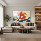 Yatay Cam Tablo Salon Duvar Tablosu Yatay Cam Leylekgunessu Yeni Ev Hediyesi Ofis Tablosu