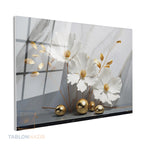 Yatay Cam Tablo Salon Duvar Tablosu Yatay Cam Mermercicek Yeni Ev Hediyesi Ofis Tablosu