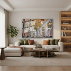 Yatay Cam Tablo Salon Duvar Tablosu Yatay Cam Ortacageser Yeni Ev Hediyesi Ofis Tablosu