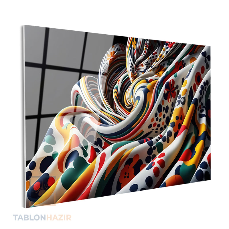 Yatay Cam Tablo Salon Duvar Tablosu Yatay Cam Ortu Rekli Yeni Ev Hediyesi Ofis Tablosu