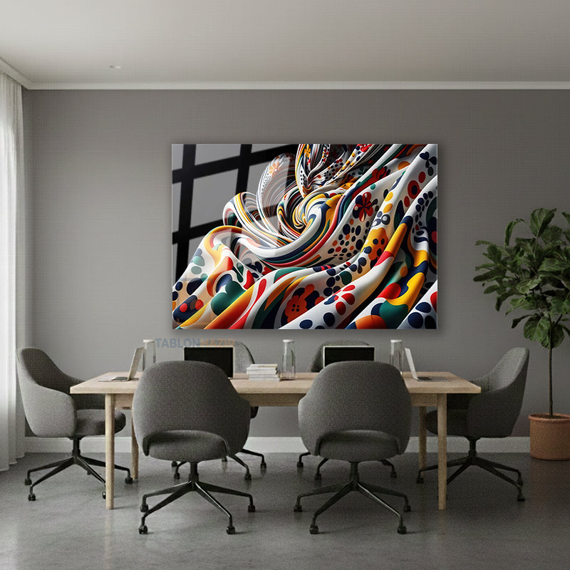 Yatay Cam Tablo Salon Duvar Tablosu Yatay Cam Ortu Rekli Yeni Ev Hediyesi Ofis Tablosu