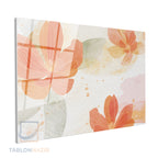 Yatay Cam Tablo Salon Duvar Tablosu Yatay Cam Renklicicekler Yeni Ev Hediyesi Ofis Tablosu