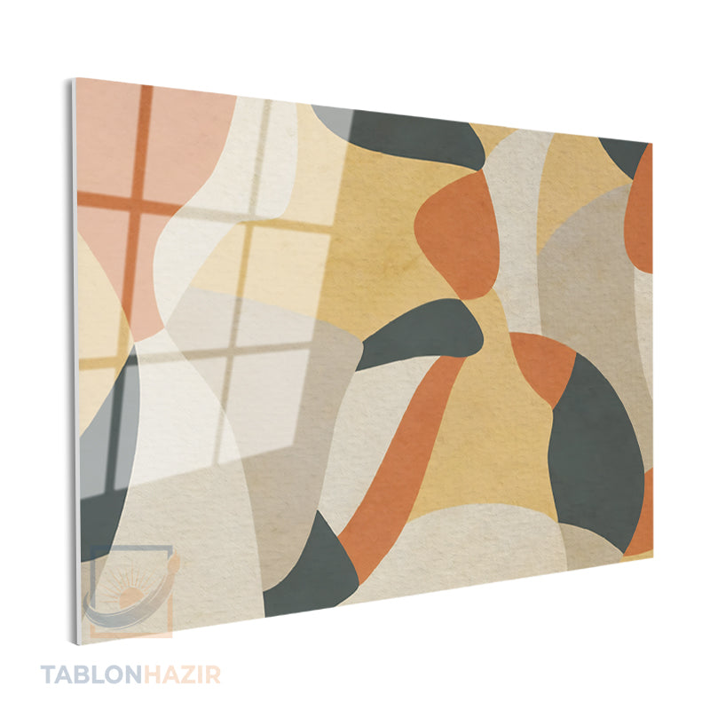 Yatay Cam Tablo Salon Duvar Tablosu Yatay Cam Renklidesenler Yeni Ev Hediyesi Ofis Tablosu