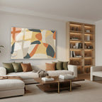 Yatay Cam Tablo Salon Duvar Tablosu Yatay Cam Renklidesenler Yeni Ev Hediyesi Ofis Tablosu