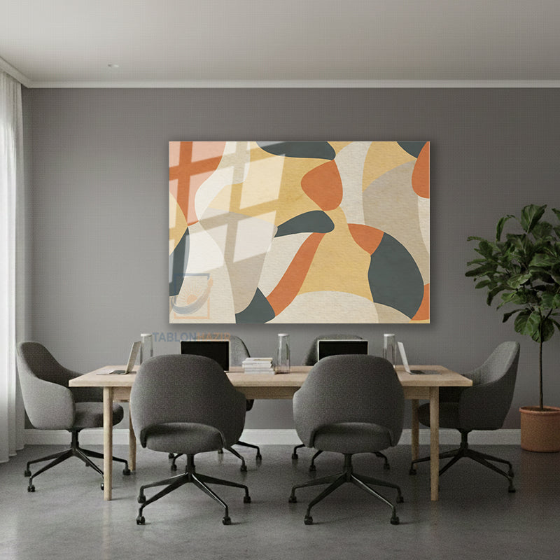 Yatay Cam Tablo Salon Duvar Tablosu Yatay Cam Renklidesenler Yeni Ev Hediyesi Ofis Tablosu