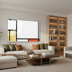 Yatay Cam Tablo Salon Duvar Tablosu Yatay Cam Soyut Unlu Gorsel Yeni Ev Hediyesi Ofis Tablosu