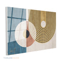 Yatay Cam Tablo Salon Duvar Tablosu Yatay Cam Soyut Cizgiler Yeni Ev Hediyesi Ofis Tablosu