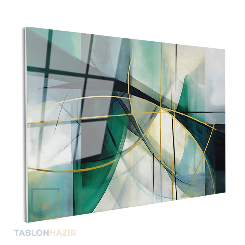 Yatay Cam Tablo Salon Duvar Tablosu Yatay Cam Soyutyesilaltin Yeni Ev Hediyesi Ofis Tablosu