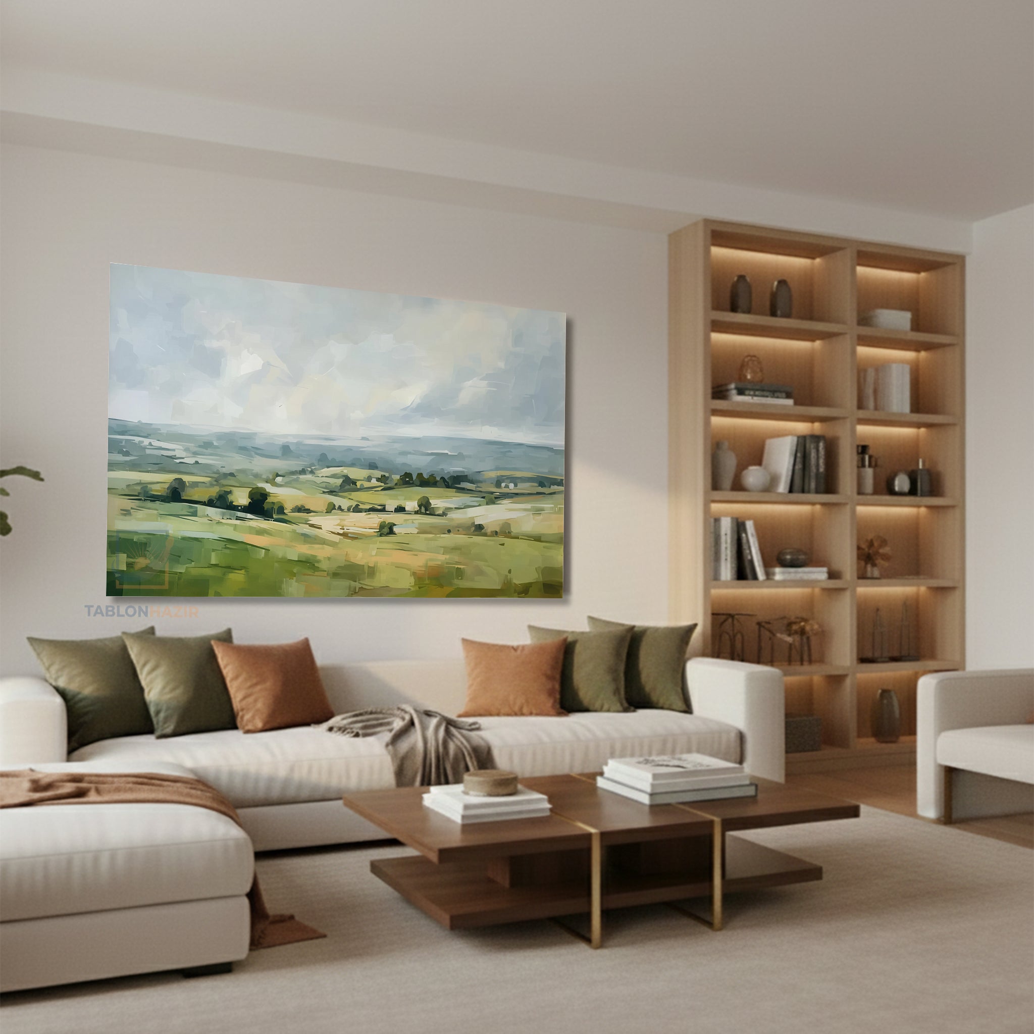 Yatay Kanvas Duvar Tablosu Dogamanzarasi Salon Tablosu Ofis Tablosu Yeni Ev Hediyesi Dekorasyon