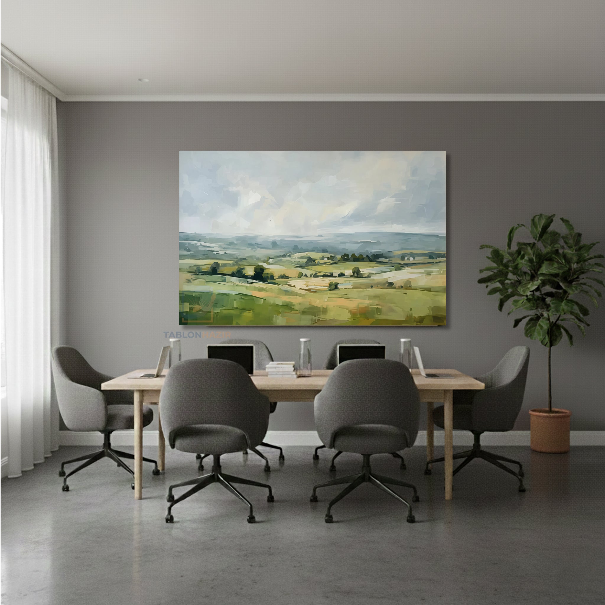 Yatay Kanvas Duvar Tablosu Dogamanzarasi Salon Tablosu Ofis Tablosu Yeni Ev Hediyesi Dekorasyon