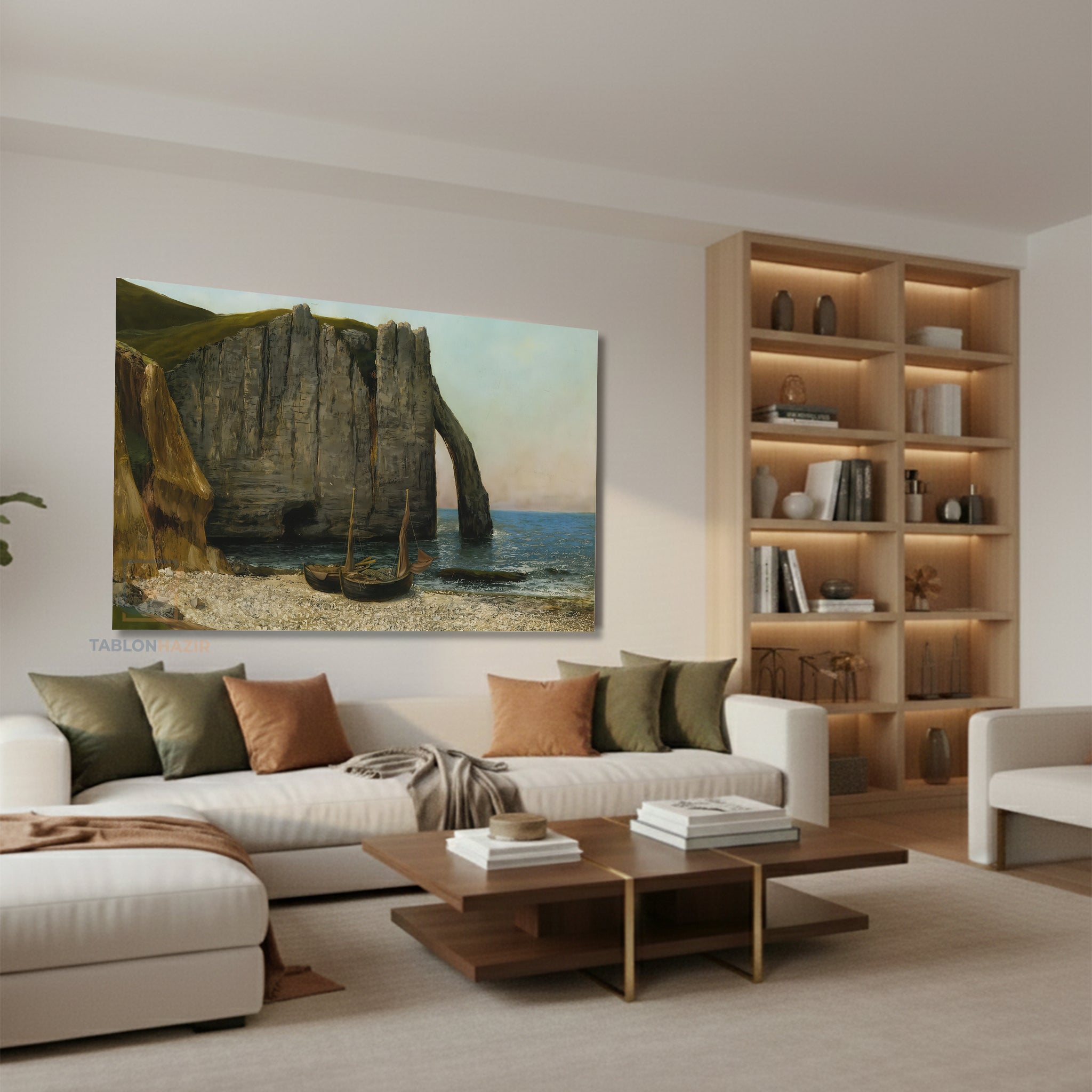 Yatay Kanvas Duvar Tablosu Dogamanzarasi12 Salon Tablosu Ofis Tablosu Yeni Ev Hediyesi Dekorasyon