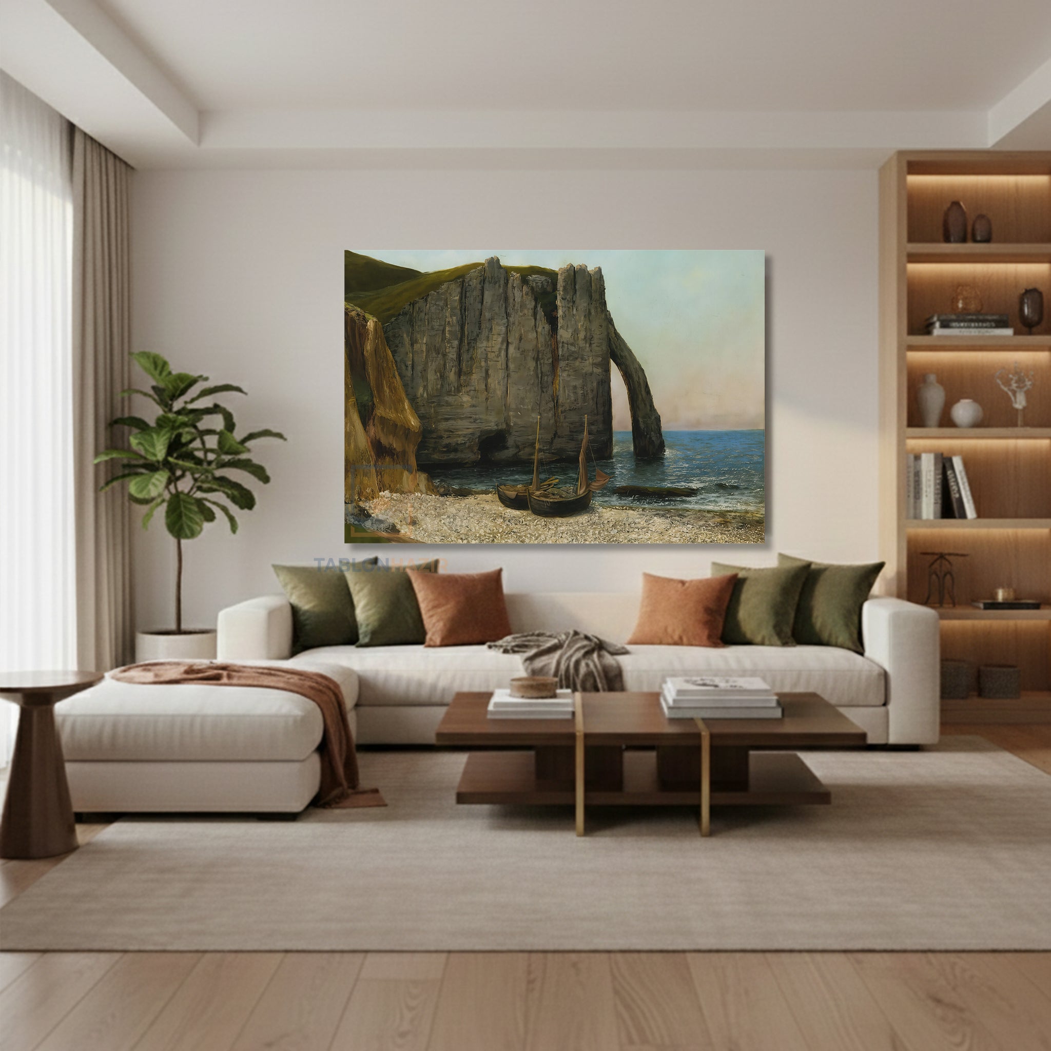 Yatay Kanvas Duvar Tablosu Dogamanzarasi12 Salon Tablosu Ofis Tablosu Yeni Ev Hediyesi Dekorasyon