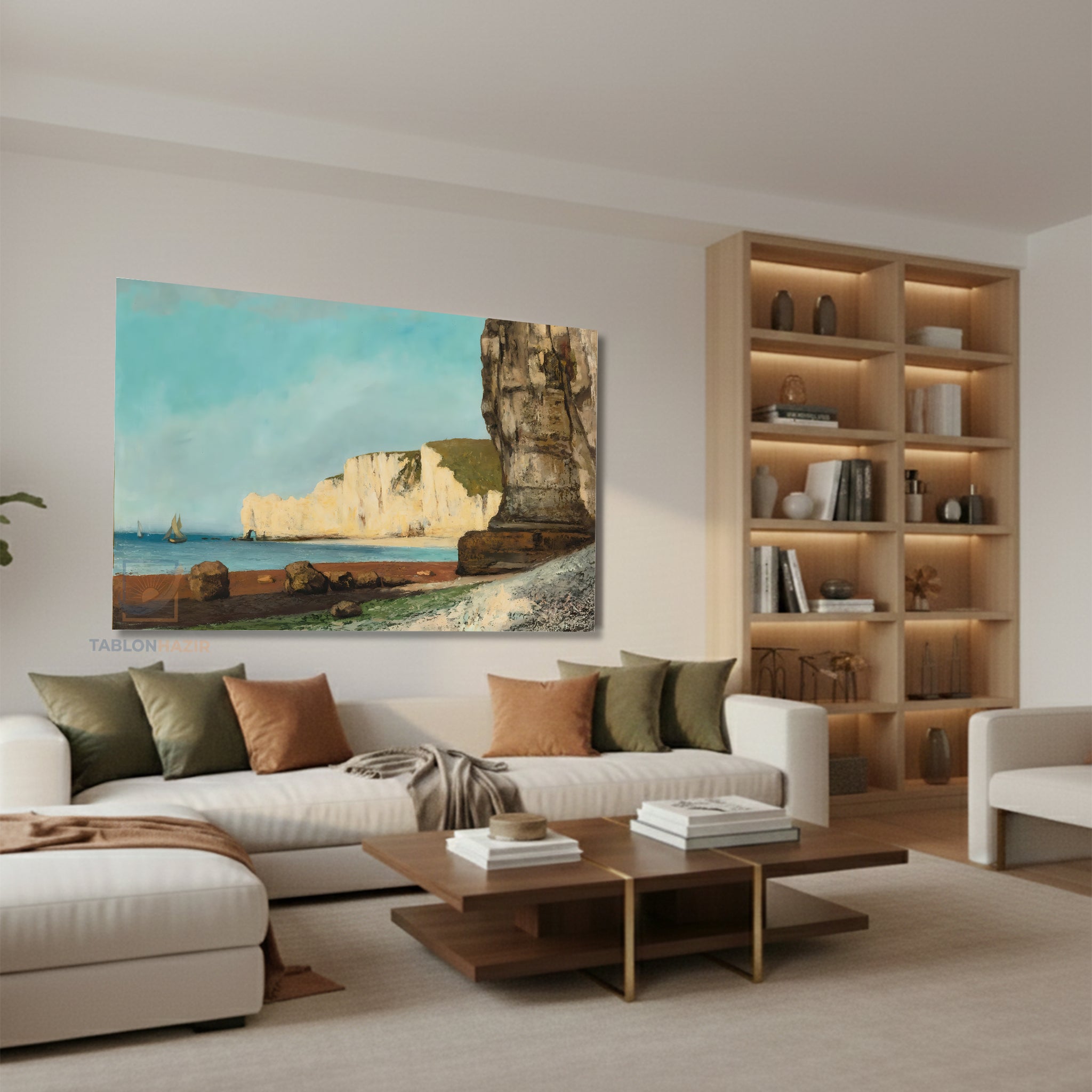 Yatay Kanvas Duvar Tablosu Dogamanzarasi13 Salon Tablosu Ofis Tablosu Yeni Ev Hediyesi Dekorasyon