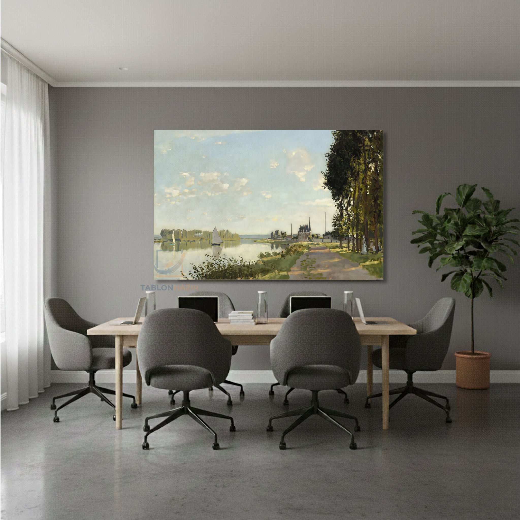 Yatay Kanvas Duvar Tablosu Dogamanzarasi14 Salon Tablosu Ofis Tablosu Yeni Ev Hediyesi Dekorasyon