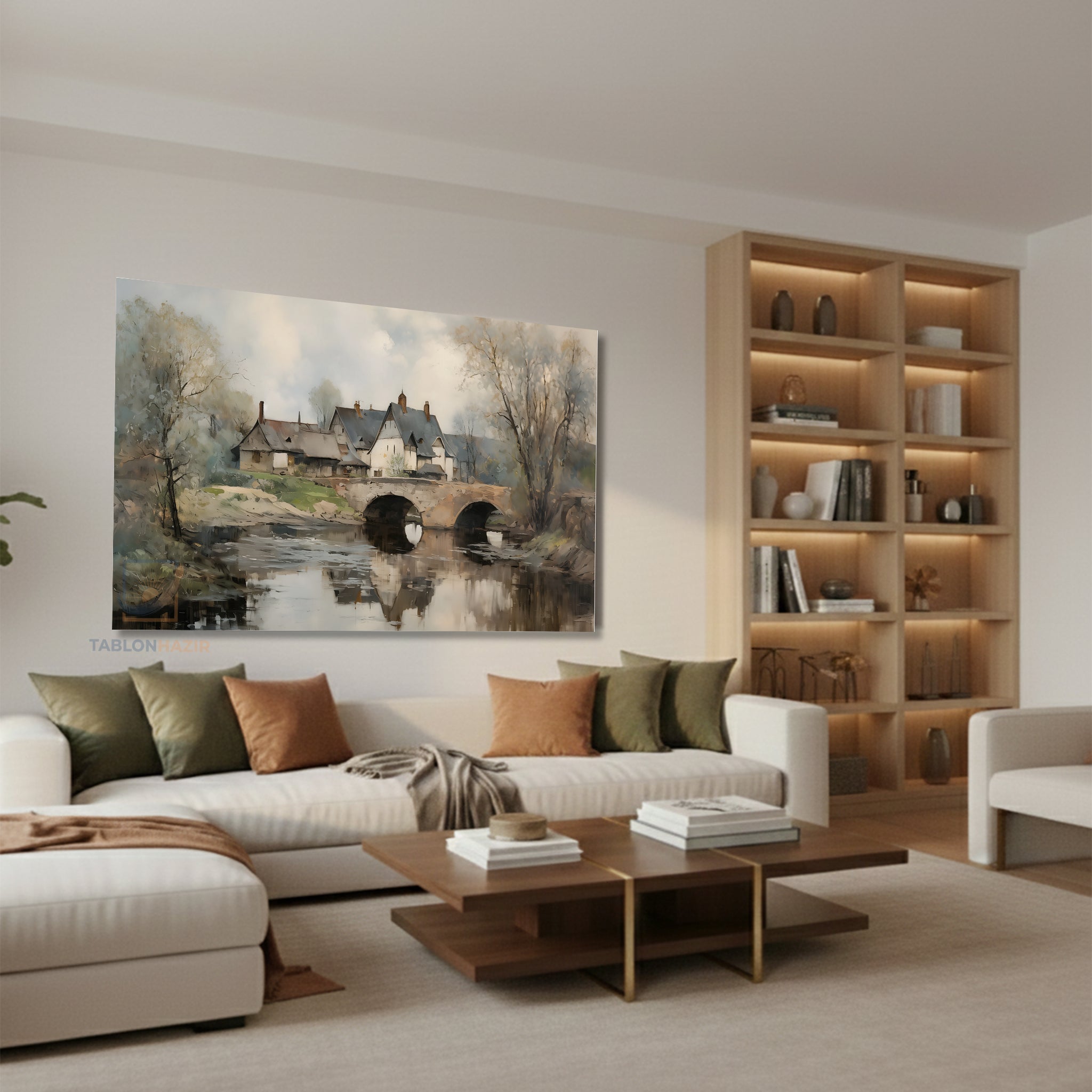 Yatay Kanvas Duvar Tablosu Dogamanzarasi16 Salon Tablosu Ofis Tablosu Yeni Ev Hediyesi Dekorasyon