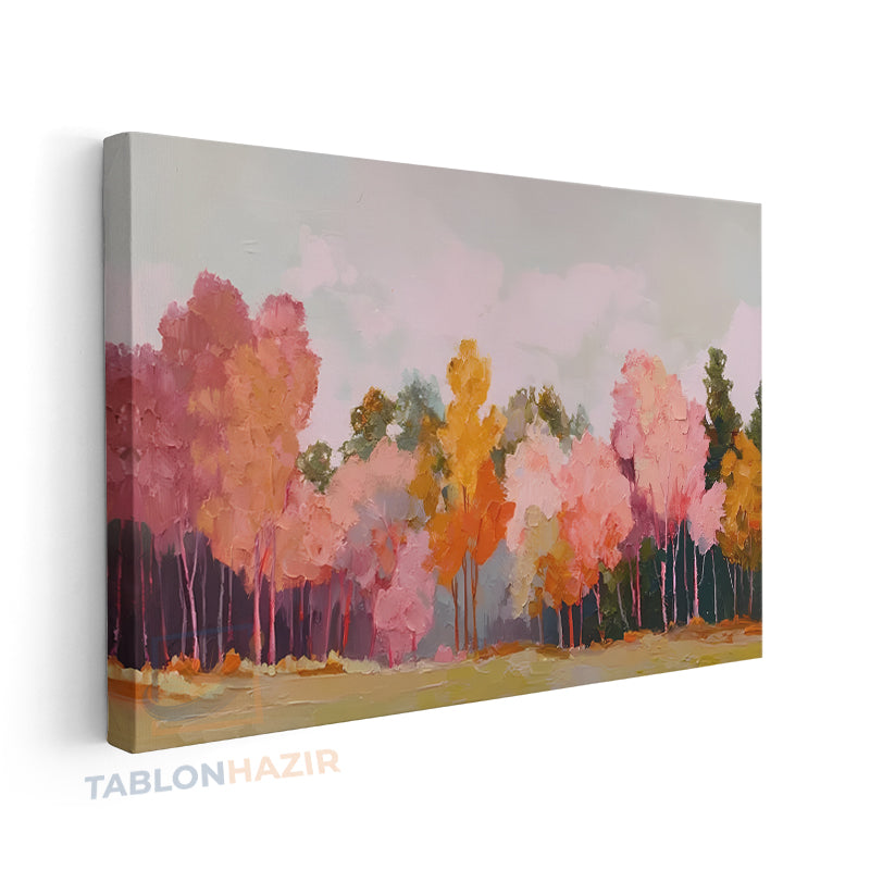 Yatay Kanvas Duvar Tablosu Doganinrenkleri2 Salon Tablosu Ofis Tablosu Yeni Ev Hediyesi Dekorasyon