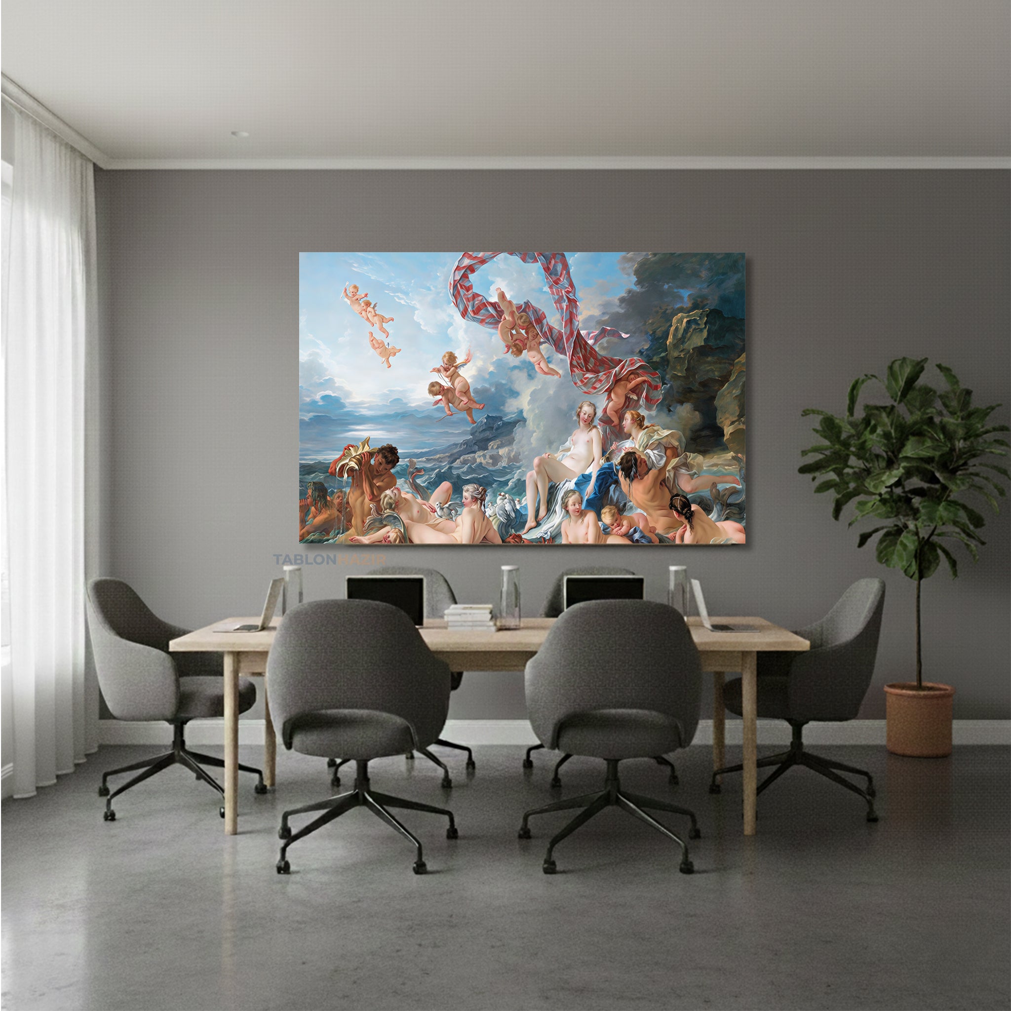 Yatay Kanvas Duvar Tablosu venusunzaferi Salon Tablosu Ofis Tablosu Yeni Ev Hediyesi Dekorasyon