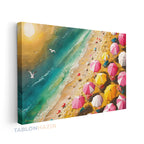 Yatay Kanvas Duvar Tablosu Plajmanzarasi Salon Tablosu Ofis Tablosu Yeni Ev Hediyesi Dekorasyon