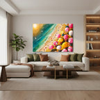 Yatay Kanvas Duvar Tablosu Plajmanzarasi Salon Tablosu Ofis Tablosu Yeni Ev Hediyesi Dekorasyon