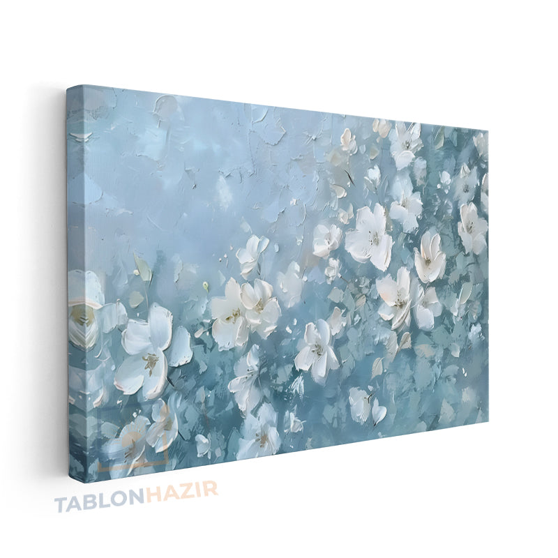 Yatay Kanvas Duvar Tablosu Soyutciceksanati Salon Tablosu Ofis Tablosu Yeni Ev Hediyesi Dekorasyon