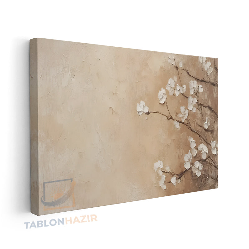 Yatay Kanvas Duvar Tablosu Soyutciceksanati2 Salon Tablosu Ofis Tablosu Yeni Ev Hediyesi Dekorasyon