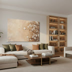 Yatay Kanvas Duvar Tablosu Soyutciceksanati2 Salon Tablosu Ofis Tablosu Yeni Ev Hediyesi Dekorasyon