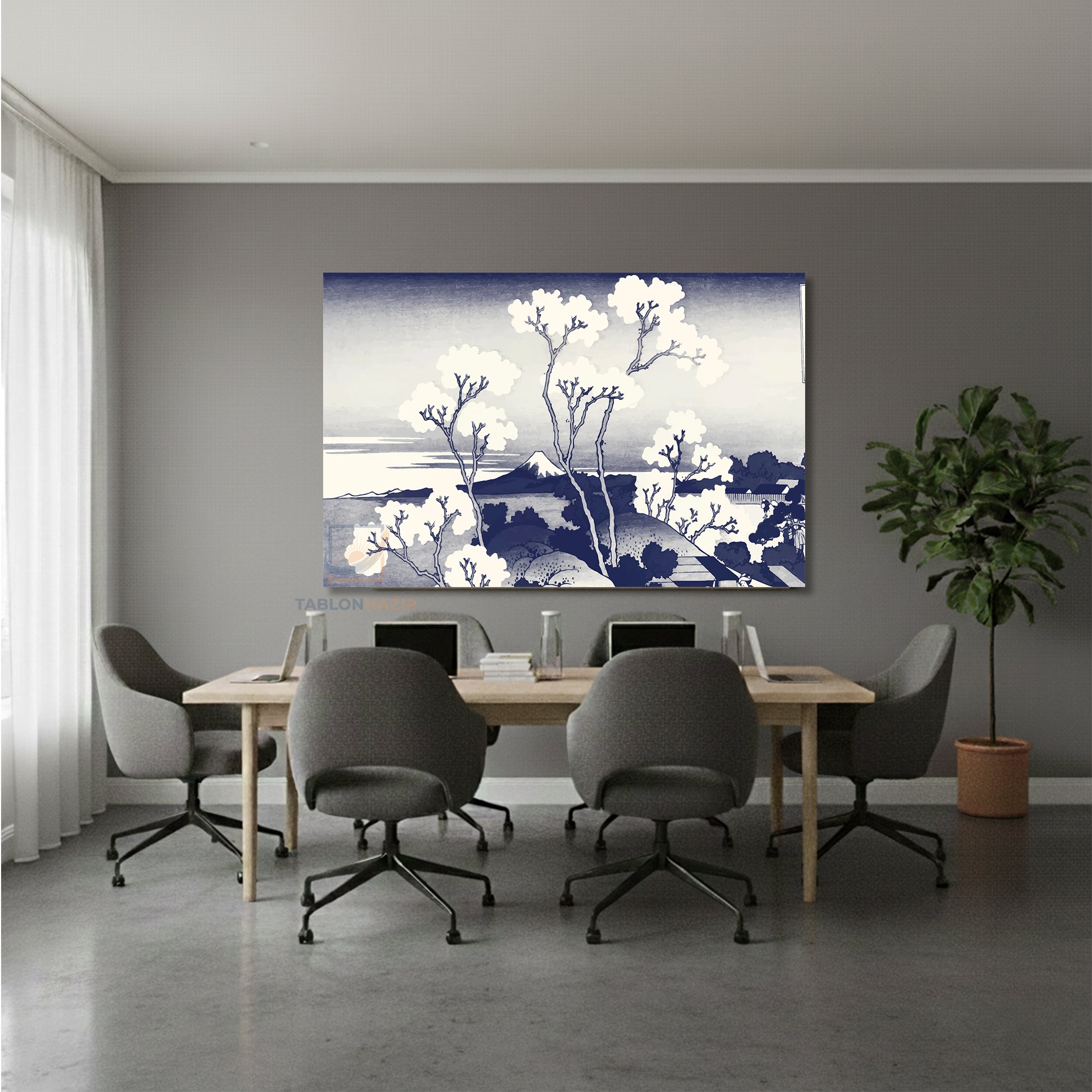 Yatay Kanvas Duvar Tablosu Soyutdogamanzarasi3 Salon Tablosu Ofis Tablosu Ev Hediyesi Dekorasyon