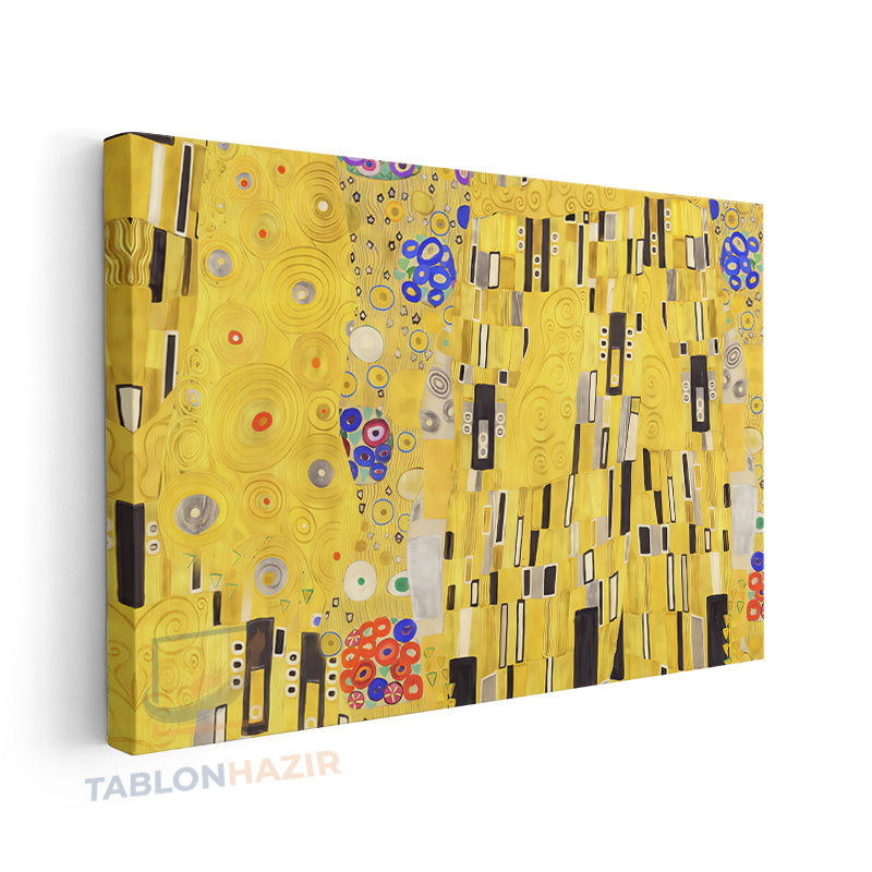 Yatay Kanvas Duvar Tablosu Soyutgeometriksanat8 Salon Tablosu Ofis Tablosu Ev Hediyesi Dekorasyon