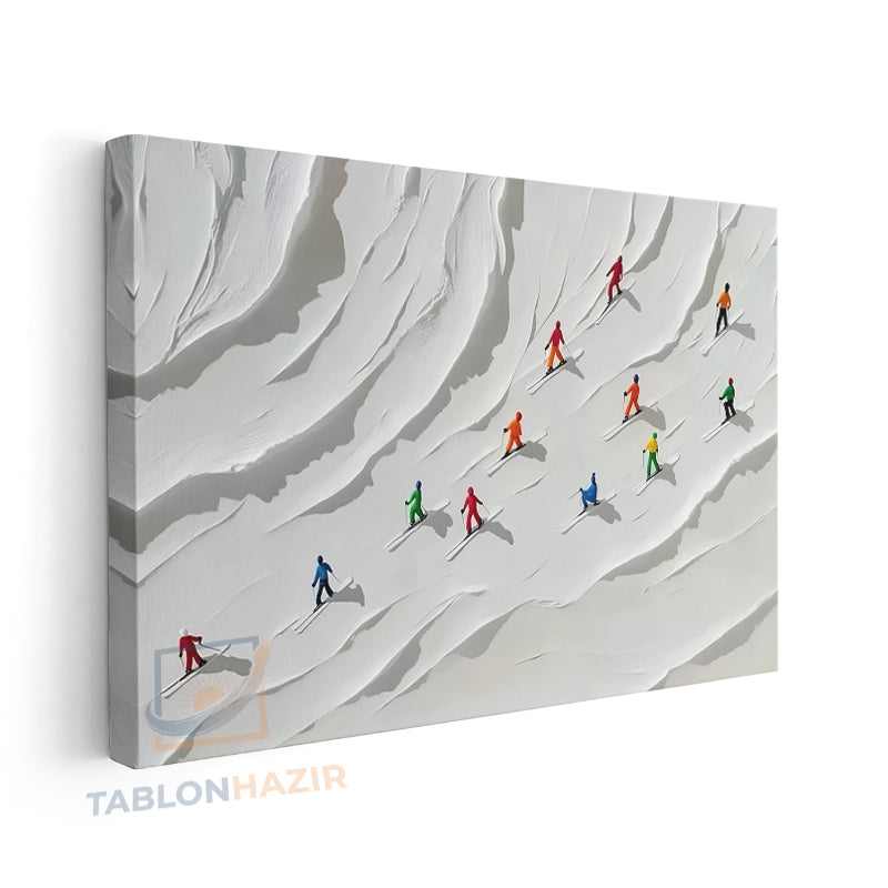 Yatay Kanvas Duvar Tablosu Soyutkayakcilar Salon Tablosu Ofis Tablosu Yeni Ev Hediyesi Dekorasyon