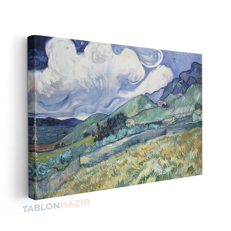 Yatay Kanvas Duvar Tablosu Soyutmanzara1 Salon Tablosu Ofis Tablosu Yeni Ev Hediyesi Dekorasyon