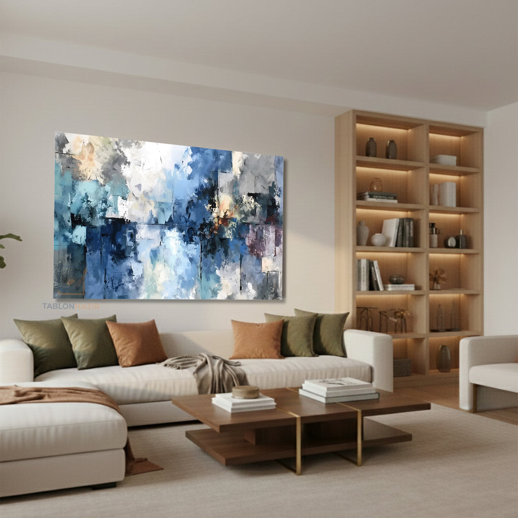 Yatay Kanvas Duvar Tablosu Soyutmavitonlari Salon Tablosu Ofis Tablosu Yeni Ev Hediyesi Dekorasyon