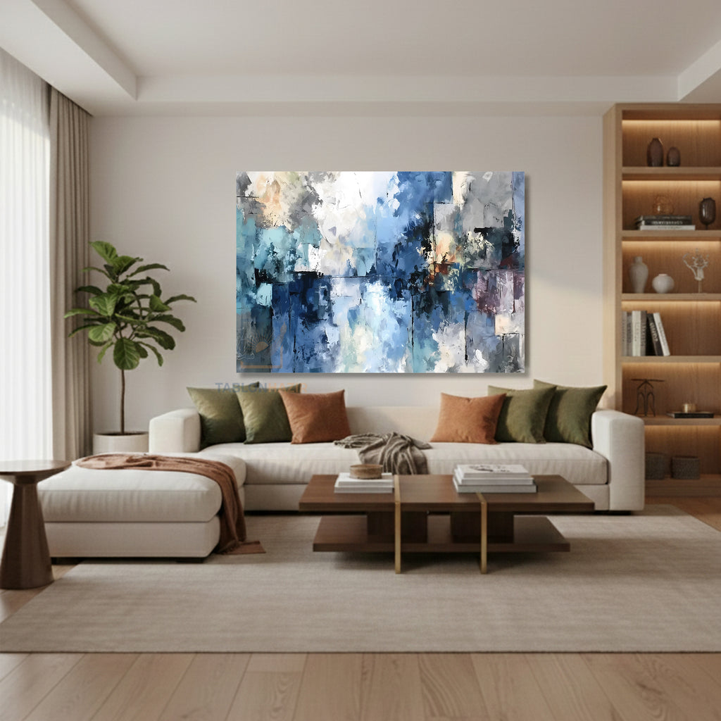 Yatay Kanvas Duvar Tablosu Soyutmavitonlari Salon Tablosu Ofis Tablosu Yeni Ev Hediyesi Dekorasyon