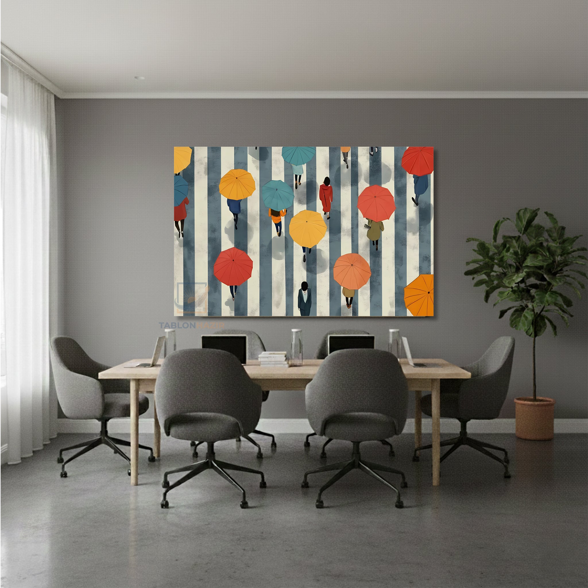 Yatay Kanvas Duvar Tablosu Soyutsanat3 Salon Tablosu Ofis Tablosu Yeni Ev Hediyesi Dekorasyon