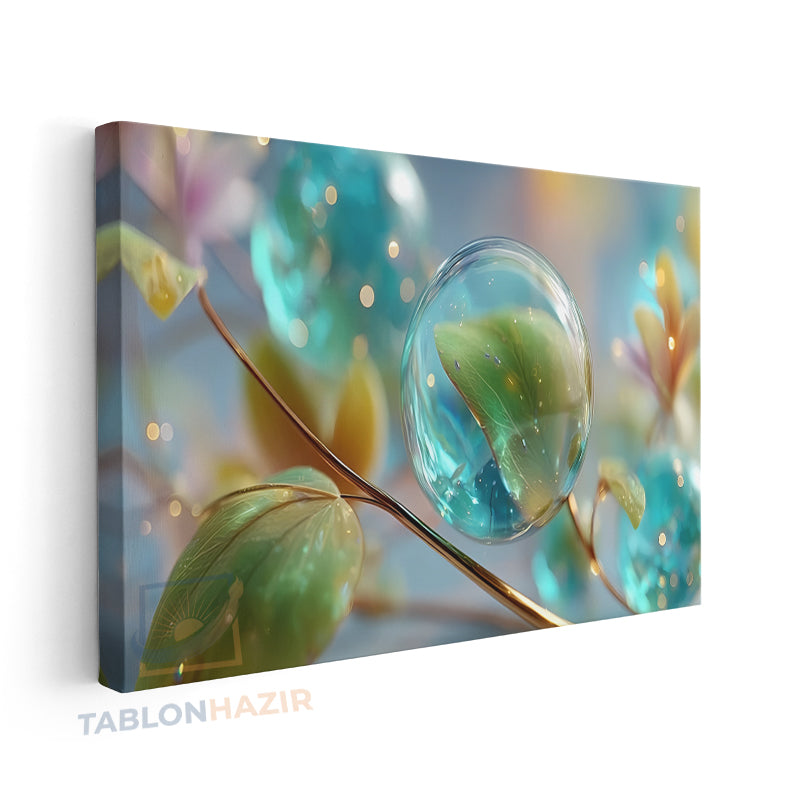 Yatay Kanvas Duvar Tablosu Sudamlalari Salon Tablosu Ofis Tablosu Yeni Ev Hediyesi Dekorasyon